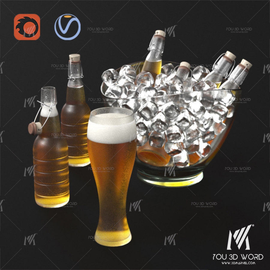 Beer and ice